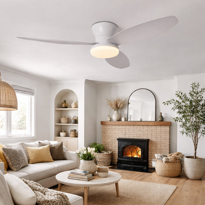 Onyx | Industrial Ceiling Fan With LED Light 2