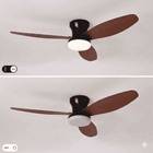 Onyx | Industrial Ceiling Fan With LED Light 7