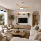 Nordica | Scandi Ceiling Fan With LED Light 3