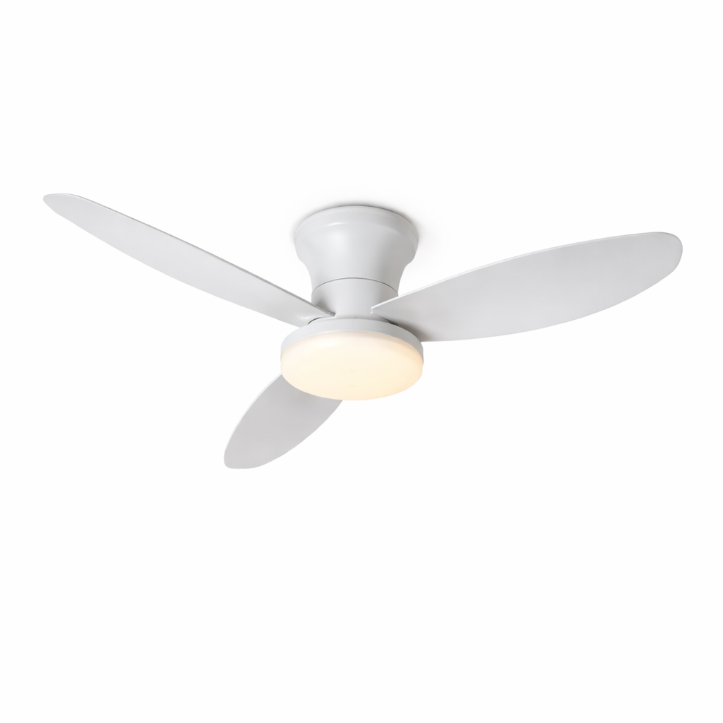 Onyx | Industrial Ceiling Fan With LED Light