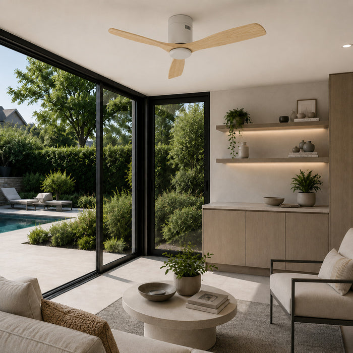 Aria | Minimalist Ceiling Fan With Timber Blades 3