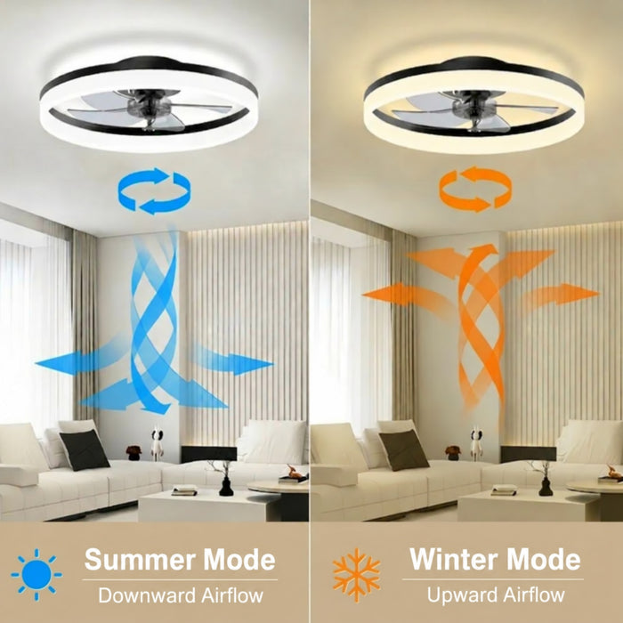 Filo | Slim Designer Ceiling Fan With LED Light 5