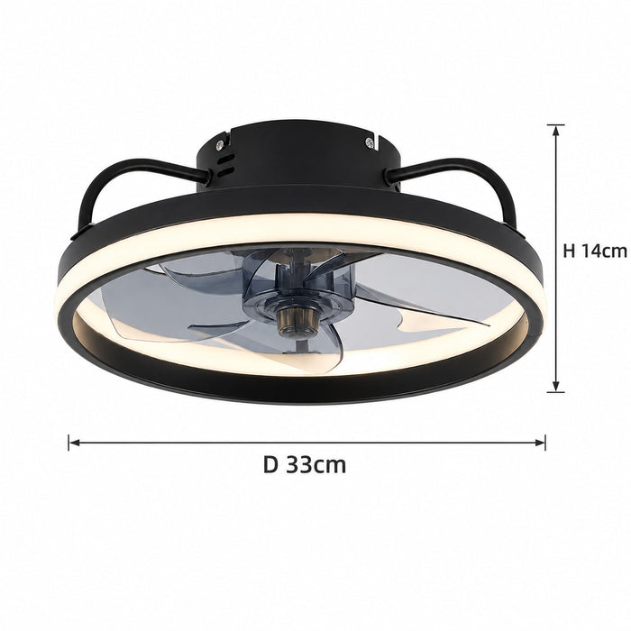 Nido | Compact Flush Mount Ceiling Fan 9