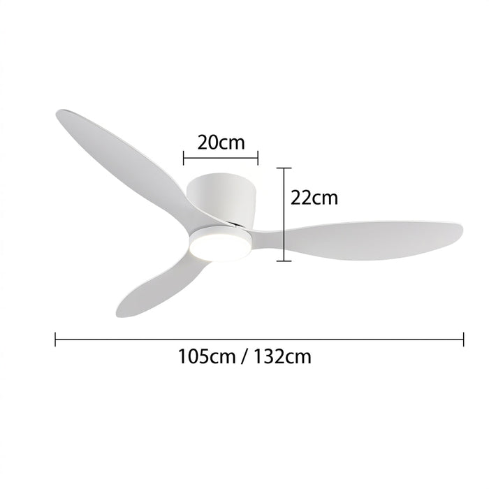 Vela | Modern Ceiling Fan With LED Light 8