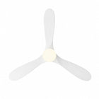 Neve | Vintage White Ceiling Fan With LED Light 7
