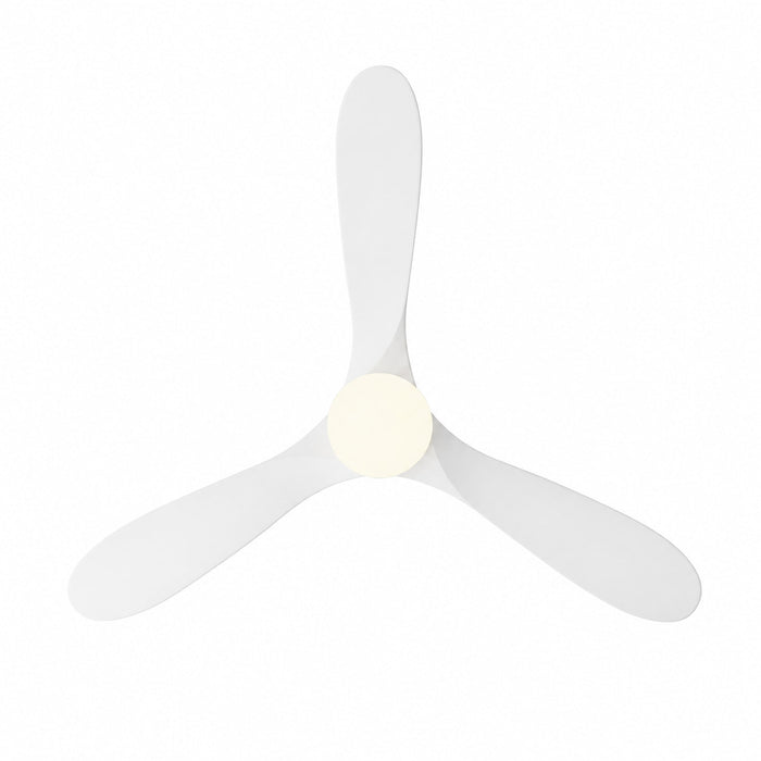Neve | Vintage White Ceiling Fan With LED Light 7