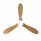 Lume | Vintage Chrome & Timber-Look Ceiling Fan 6