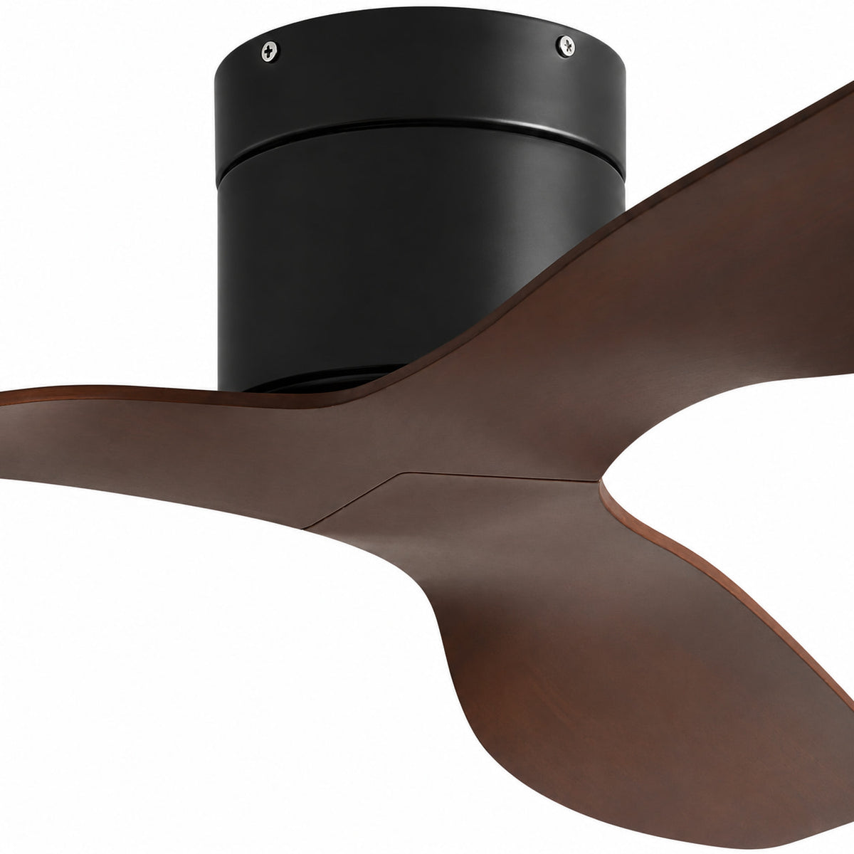 Plana Scura | Low Profile Ceiling Fan, Dark Timber-Look