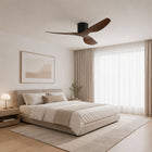Plana Scura | Low Profile Ceiling Fan, Dark Timber-Look 1