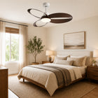 Cedra | Timber-Look Designer Ceiling Fan With LED 3