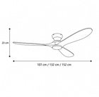 Terra | Solid Timber Ceiling Fan With LED Light 7