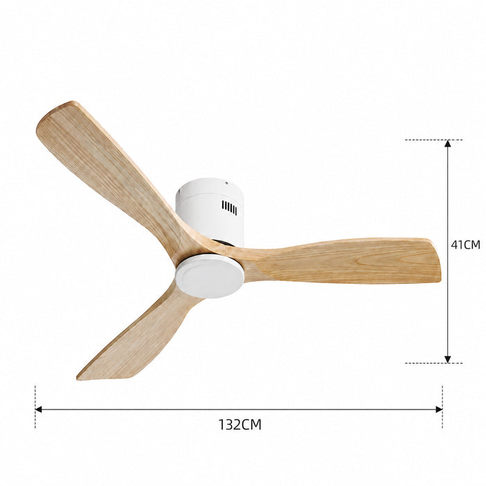 Aria | Minimalist Ceiling Fan With Timber Blades 5