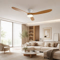 Terra | Solid Timber Ceiling Fan With LED Light