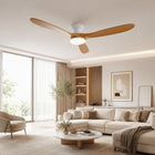 Terra | Solid Timber Ceiling Fan With LED Light 1