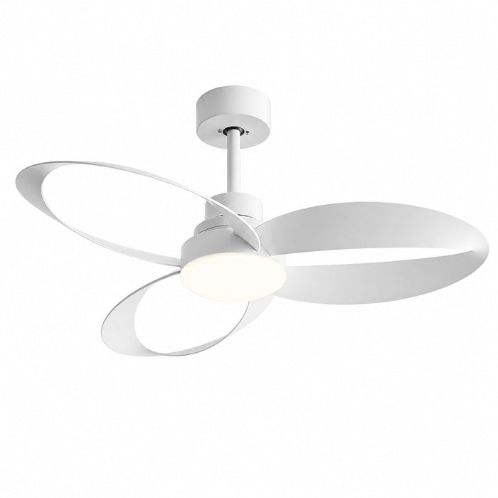 Cedra | Timber-Look Designer Ceiling Fan With LED 9