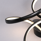 Volta | Art Deco Sculptural Ceiling Fan With LED 6