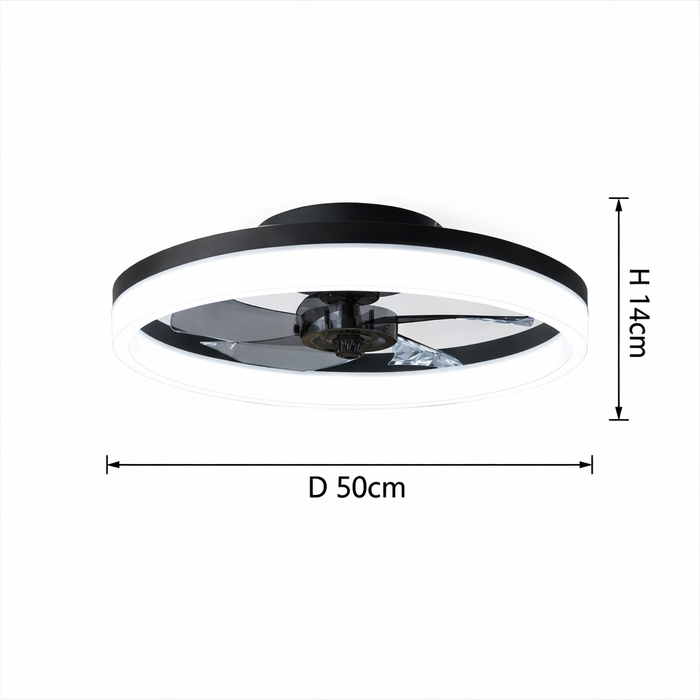 Filo | Slim Designer Ceiling Fan With LED Light 6