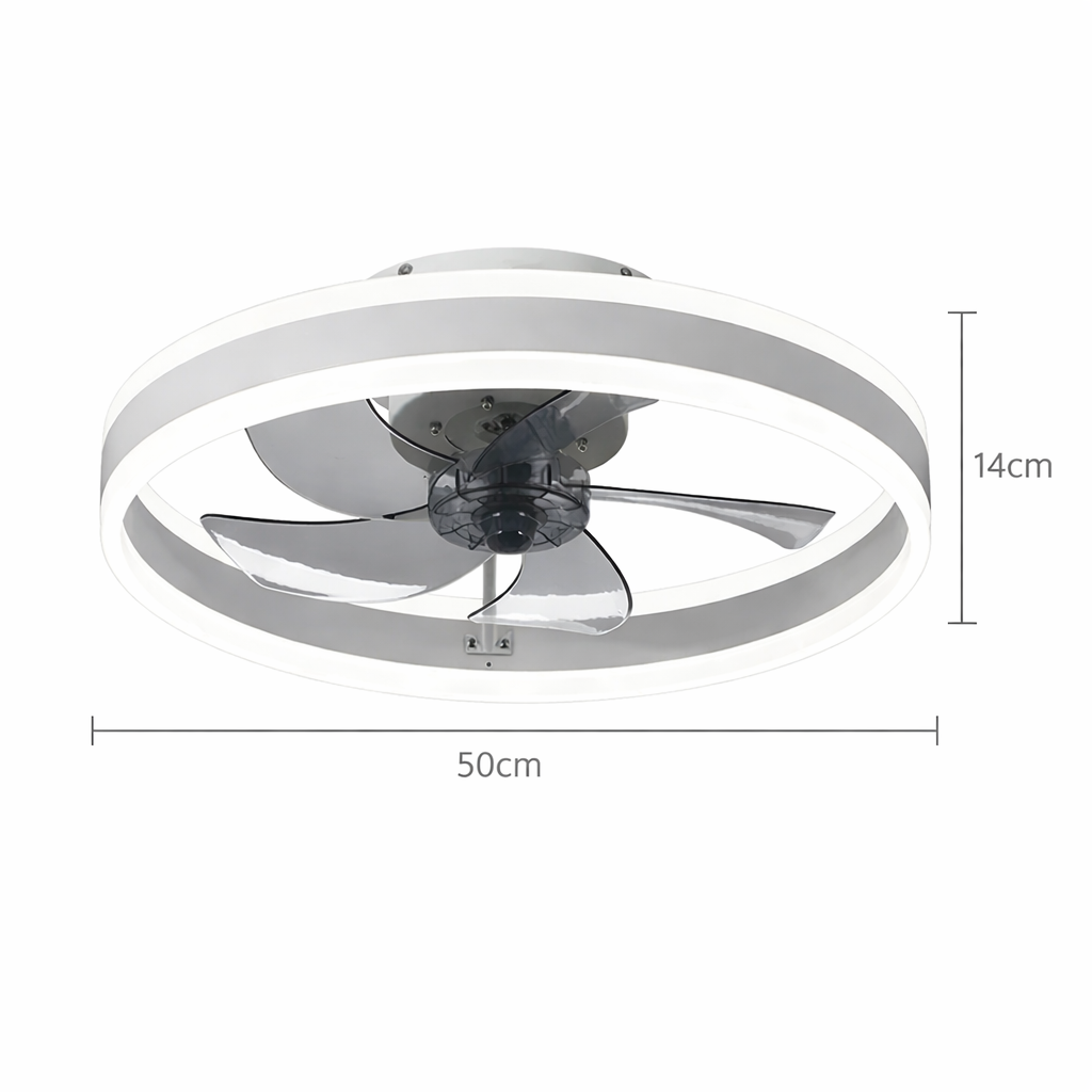 Orbe | Modern Ultra-Slim Ceiling Fan With LED