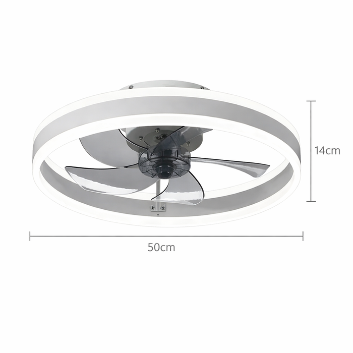 Orbe | Modern Ultra-Slim Ceiling Fan With LED 4