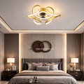Volta | Art Deco Sculptural Ceiling Fan With LED