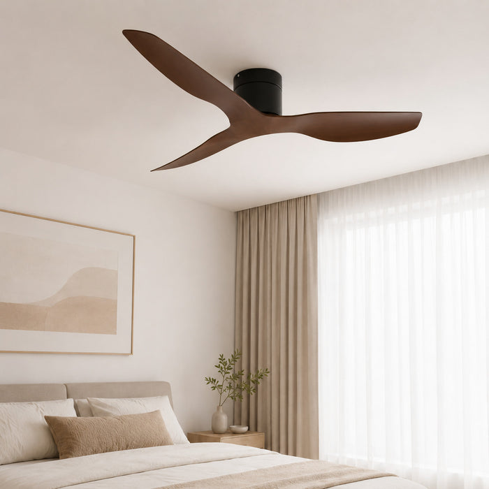 Plana Scura | Low Profile Ceiling Fan, Dark Timber-Look 3
