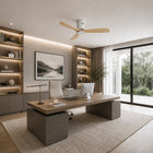 Aria | Minimalist Ceiling Fan With Timber Blades 1