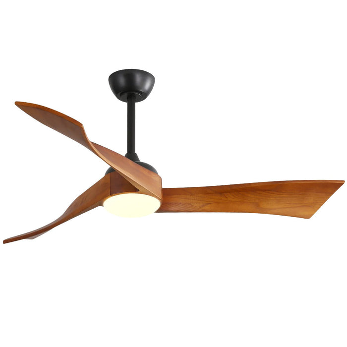 Noce | Walnut-Look Ceiling Fan With LED Light 5