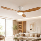 Terra | Solid Timber Ceiling Fan With LED Light 2