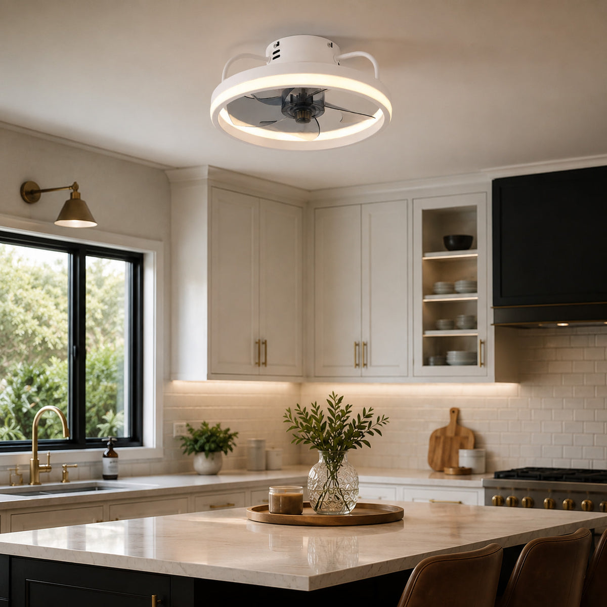 Nido | Compact Flush Mount Ceiling Fan