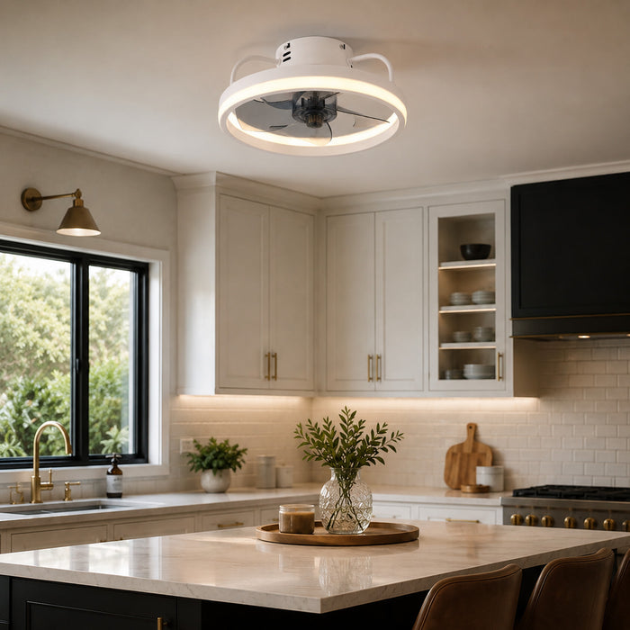 Nido | Compact Flush Mount Ceiling Fan