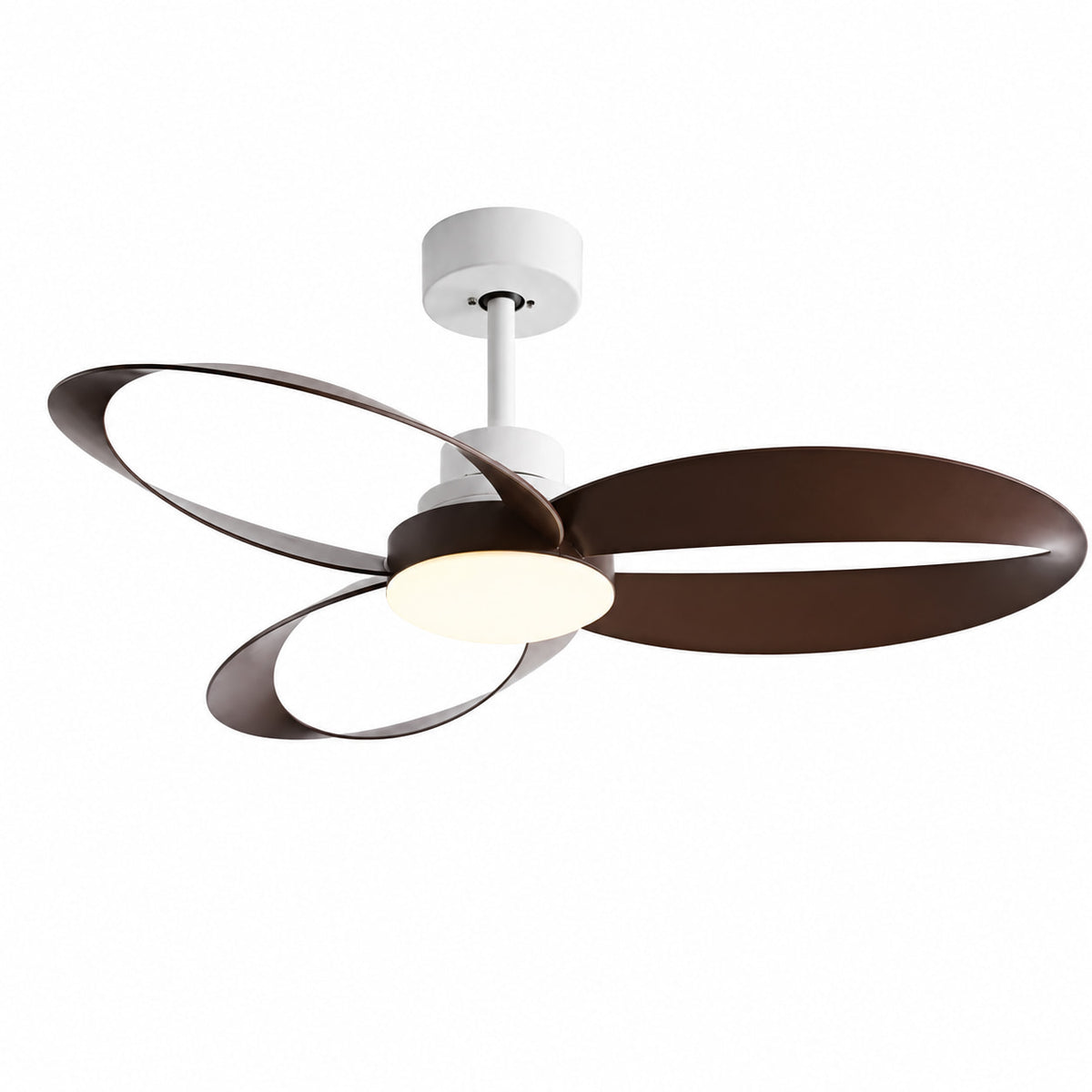 Cedra | Timber-Look Designer Ceiling Fan With LED